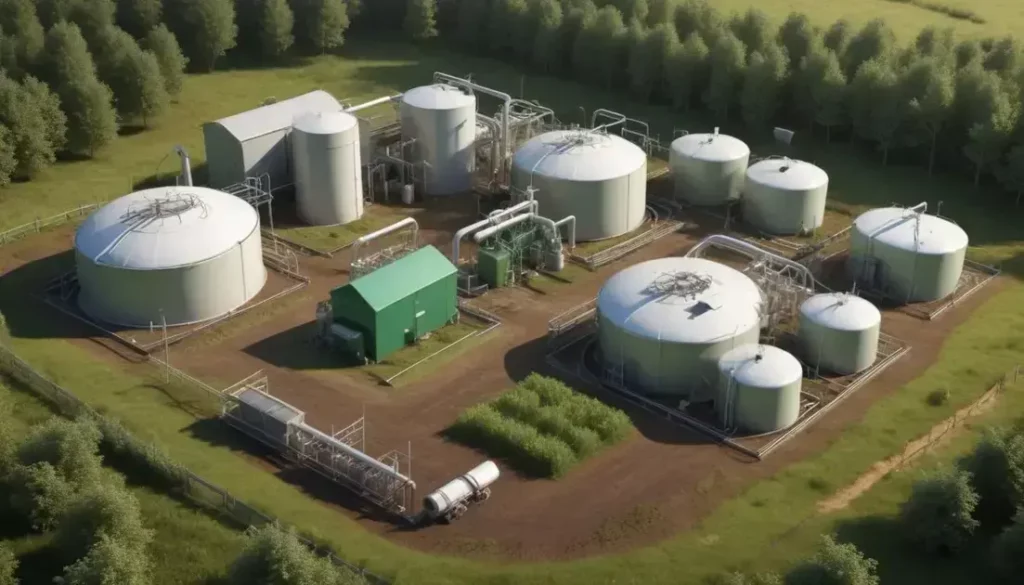 Como a fazenda biogás gera energia e economia